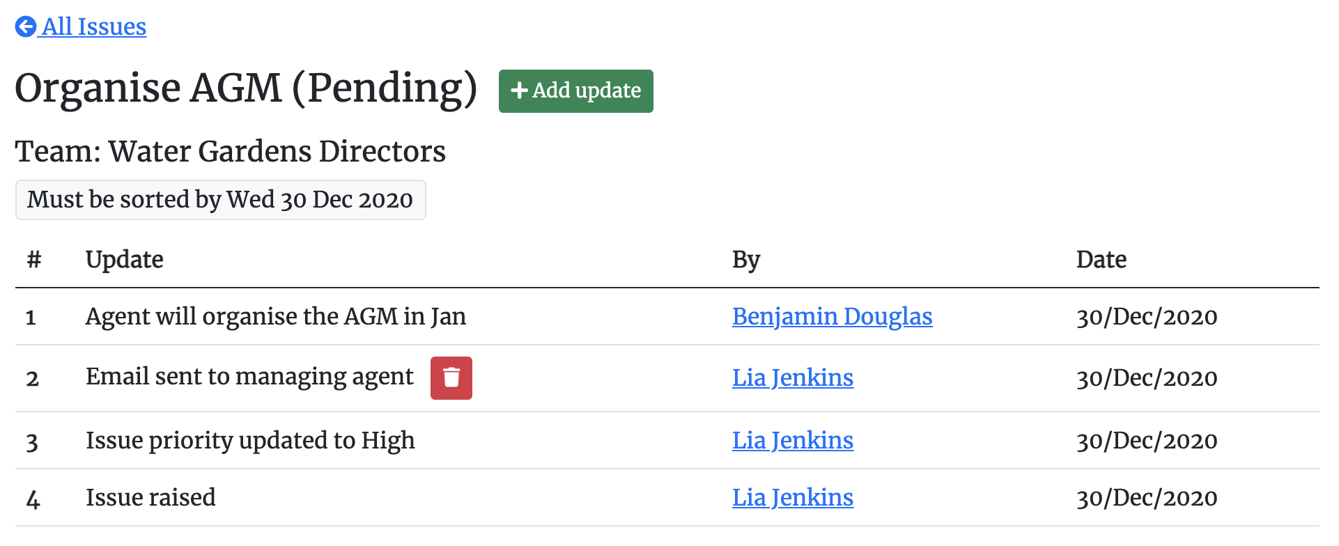 Note the issue, let the updates roll in